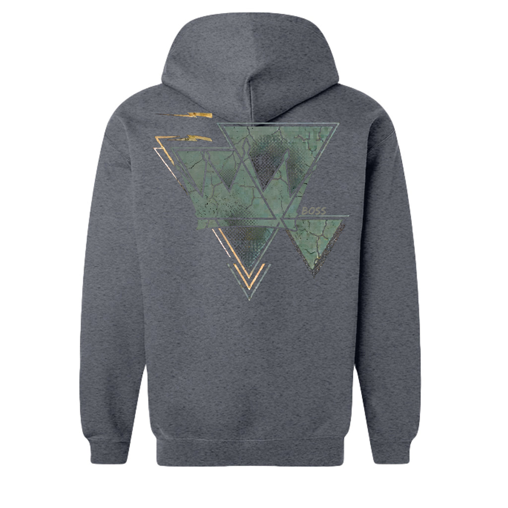 Dark Heather - SF600 - BACK